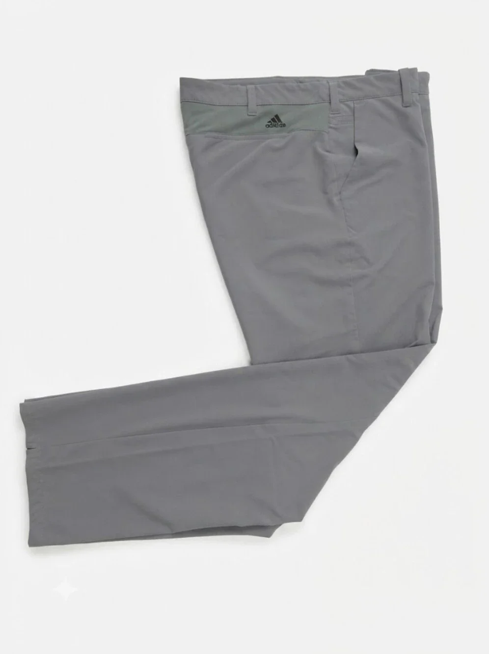 Adidas Pants Mens Athletic Performance Stretch Lightweight 38x34 Gray UV Protect